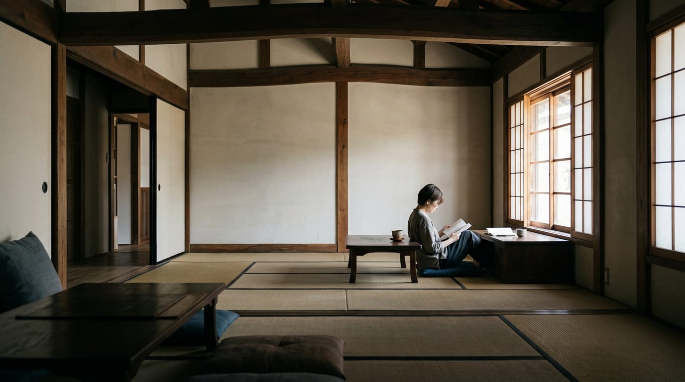restored traditional interior in daily use